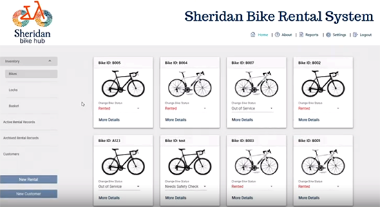 Sheridan Bike Rental App